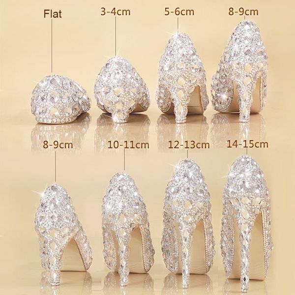 crystal wedding shoe large size super high heel round toe slip-on women pumps with platform for party banquet bridesmaid bridal dress shoes, Black
crystal wedding shoe large size super high heel round toe slip-on women pumps with platform for party banquet bridesmaid bridal dress shoes, Black