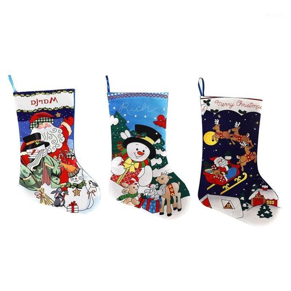 christmas decorations 3 pack stockings, fireplace tree hanging stockings for family holiday decor, santa claus/snowman/elk
christmas decorations 3 pack stockings, fireplace tree hanging stockings for family holiday decor, santa claus/snowman/elk
