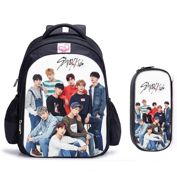 backpack 16 inch kpop stray kids woojin changbin school bag for boys girls children sets pencil toddler schoolbag
backpack 16 inch kpop stray kids woojin changbin school bag for boys girls children sets pencil toddler schoolbag