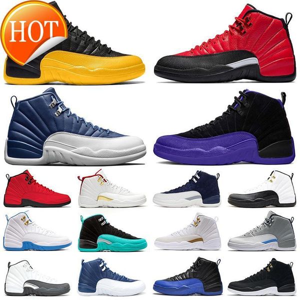 fashion jumpman 12 university gold 12s men basketball shoes indigo reverse flu game dark concord platform mens trainers sports sneakers
fashion jumpman 12 university gold 12s men basketball shoes indigo reverse flu game dark concord platform mens trainers sports sneakers