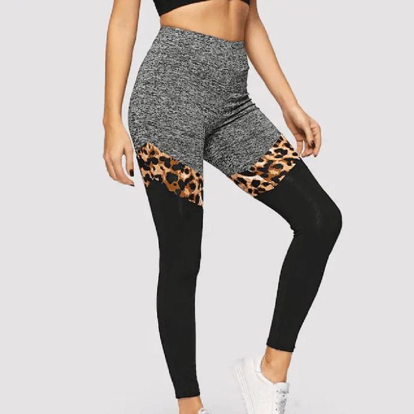 25 leopard color block womens leggings patchwork high waist stretchy sport pants trouser plus size leggins, Black
25 leopard color block womens leggings patchwork high waist stretchy sport pants trouser plus size leggins, Black