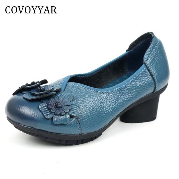 dress shoes covoyyar 2021 national style flowers women spring autumn retro genuine leather pumps soft bottom whh106, Black
dress shoes covoyyar 2021 national style flowers women spring autumn retro genuine leather pumps soft bottom whh106, Black
