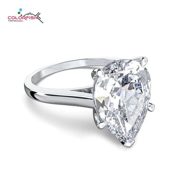 cluster rings colorfish pear cut 5 ct solitaire ring engagement jewelry women rhodium plated 925 sterling silver cz wedding anniversary, Golden;silver
cluster rings colorfish pear cut 5 ct solitaire ring engagement jewelry women rhodium plated 925 sterling silver cz wedding anniversary, Golden;silver