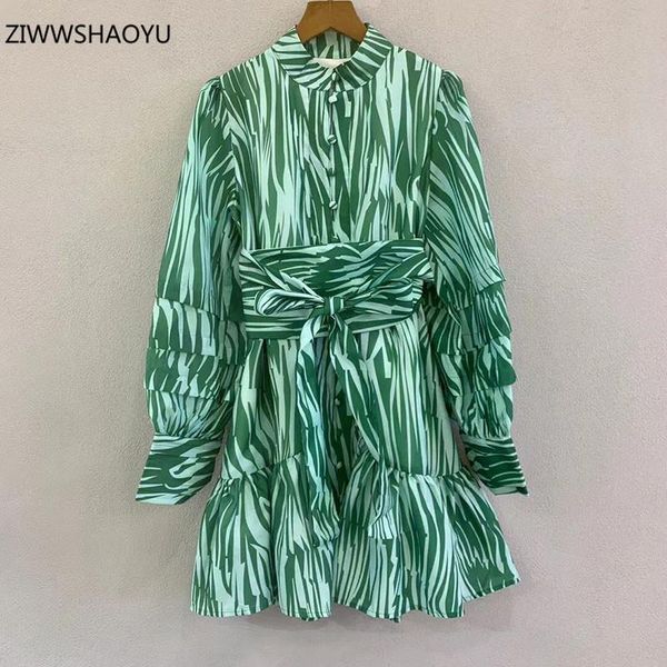 casual dresses ziwwshaoyu summer women knee-length dress lapel long sleeve green geometric printing bow high wais a-line short, Black;gray
casual dresses ziwwshaoyu summer women knee-length dress lapel long sleeve green geometric printing bow high wais a-line short, Black;gray