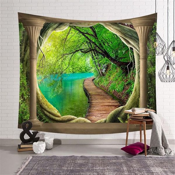 tapestries washable 3d window view boho decor wall hanging tapestry hippie for living room green plant mandala beach towel
tapestries washable 3d window view boho decor wall hanging tapestry hippie for living room green plant mandala beach towel