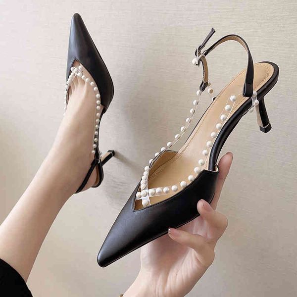 dress shoes rimocy stiletto shoes with pearl buckles, women's slingbacks for patchwork party because of sandals at4w, Black
dress shoes rimocy stiletto shoes with pearl buckles, women's slingbacks for patchwork party because of sandals at4w, Black