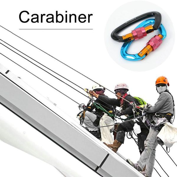 cords, slings and webbing 25kn professional climbing carabiner d shape aviation aluminum safety lock outdoor ascend mountaineering equipment
cords, slings and webbing 25kn professional climbing carabiner d shape aviation aluminum safety lock outdoor ascend mountaineering equipment