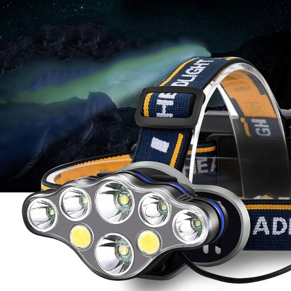 1pc 8-lamp beads rechargeable head light outdoor sport electric torch camping lamp fishing headlight headlamps
1pc 8-lamp beads rechargeable head light outdoor sport electric torch camping lamp fishing headlight headlamps