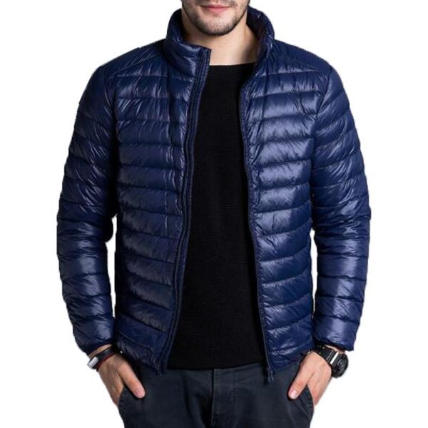 men's down & parkas jacket men casual spring autumn winter stand collar fashion warm coat mens ultra light thin white duck jackets 4xl, Black
men's down & parkas jacket men casual spring autumn winter stand collar fashion warm coat mens ultra light thin white duck jackets 4xl, Black