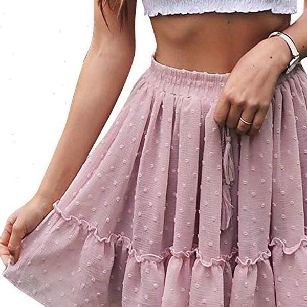 38 womens skirt women high waist a line mini pleated ruffle cute beach short skirts fashion korean kawaii, Black
38 womens skirt women high waist a line mini pleated ruffle cute beach short skirts fashion korean kawaii, Black