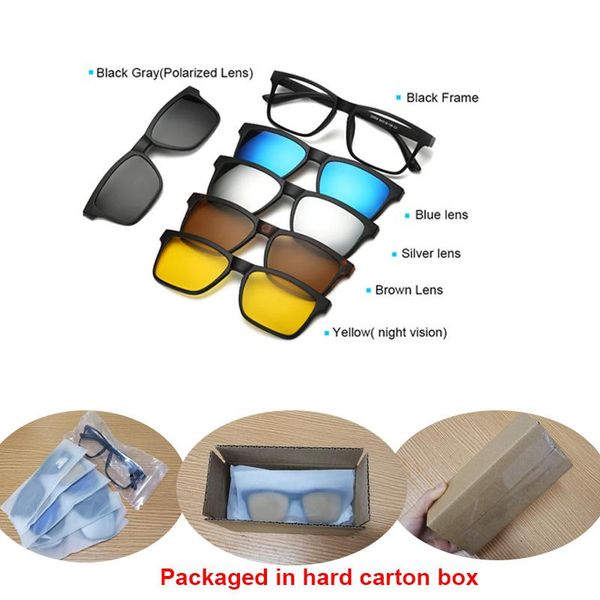 fashion sunglasses frames magnetic eyeglass eyeglasses men magnet clip on polarized sun glasses for driving prescription, Black
fashion sunglasses frames magnetic eyeglass eyeglasses men magnet clip on polarized sun glasses for driving prescription, Black