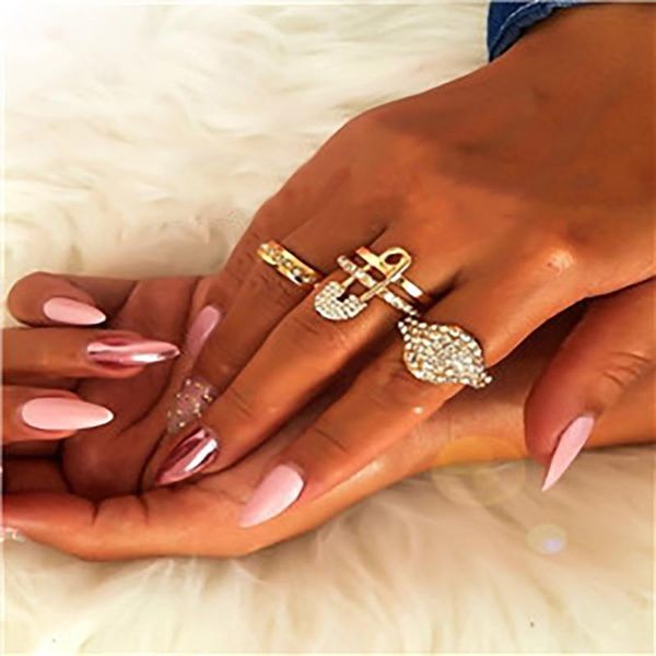 cluster rings 3pcs/set iced out fashion jewelry cubic zirconia for women safety pin party anniversary gift quality, Golden;silver
cluster rings 3pcs/set iced out fashion jewelry cubic zirconia for women safety pin party anniversary gift quality, Golden;silver