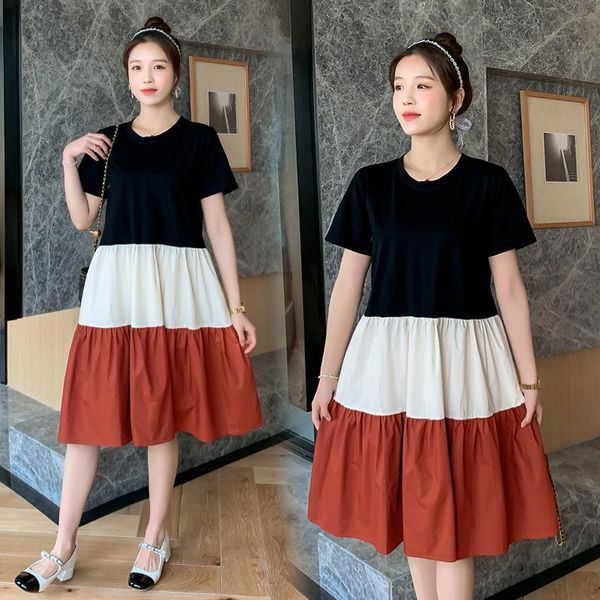 maternity dresses 2021 summer fashion pregnant women breastfeeding dress loose nursing block color cotton patchwork lactation clothes, White
maternity dresses 2021 summer fashion pregnant women breastfeeding dress loose nursing block color cotton patchwork lactation clothes, White