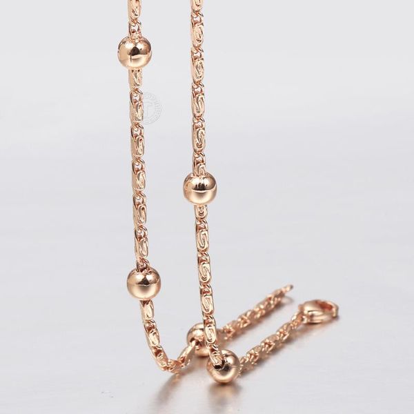 chains trendy womens girls 585 rose gold filled beaded satellite necklace ball link chain 50cm 60cm jewelry gift dcn46, Silver
chains trendy womens girls 585 rose gold filled beaded satellite necklace ball link chain 50cm 60cm jewelry gift dcn46, Silver