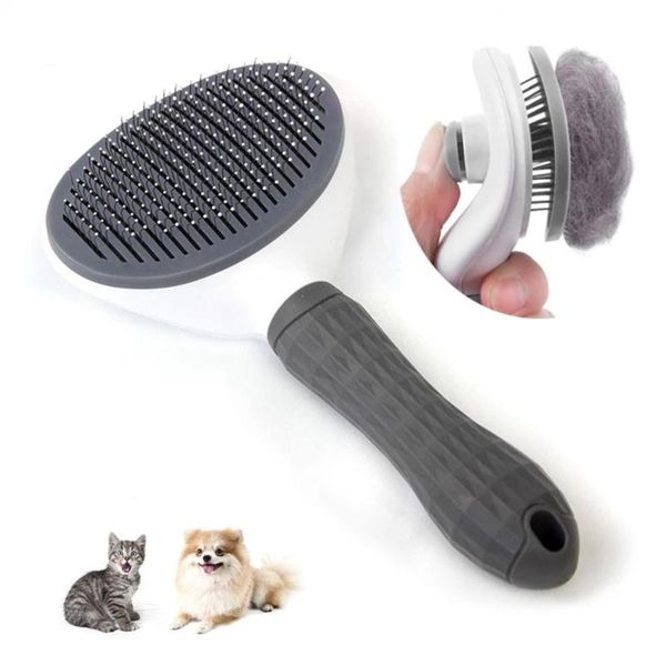 dog grooming pets slicker brush cat massage comb dogs self clean shedding one button removes loose undercoat mats tangled hair
dog grooming pets slicker brush cat massage comb dogs self clean shedding one button removes loose undercoat mats tangled hair
