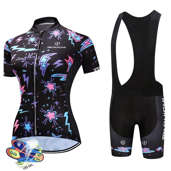 racing sets 2021 summer women cycling jersey bike shirt ropa ciclismo mtb road short sleeve triathlon, Black;blue
racing sets 2021 summer women cycling jersey bike shirt ropa ciclismo mtb road short sleeve triathlon, Black;blue