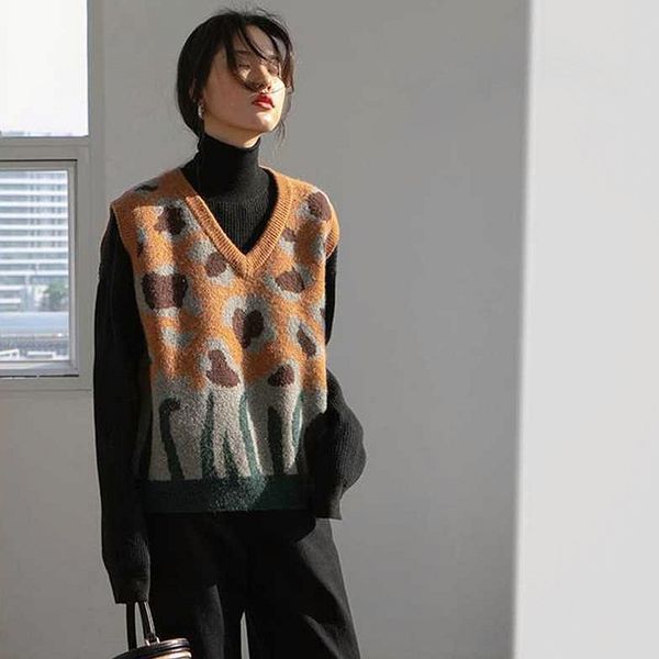 jacket korean style leopard ladies impression vest plus size vintage mesh, Black;brown
jacket korean style leopard ladies impression vest plus size vintage mesh, Black;brown