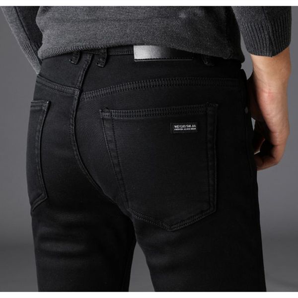 men's jeans brands trousers men clothes black elasticity skinny business casual male denim slim pants classic style, Blue
men's jeans brands trousers men clothes black elasticity skinny business casual male denim slim pants classic style, Blue