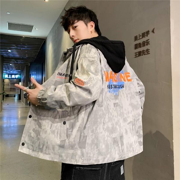 men's jackets outwear autumn casual camouflage hooded coats large size m-4xl spring clothing for youth streetwear, Black;brown
men's jackets outwear autumn casual camouflage hooded coats large size m-4xl spring clothing for youth streetwear, Black;brown