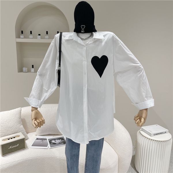 sweaters spring summer 2021 niche design fashion temperament white love color sleeve shirt, White;black
sweaters spring summer 2021 niche design fashion temperament white love color sleeve shirt, White;black