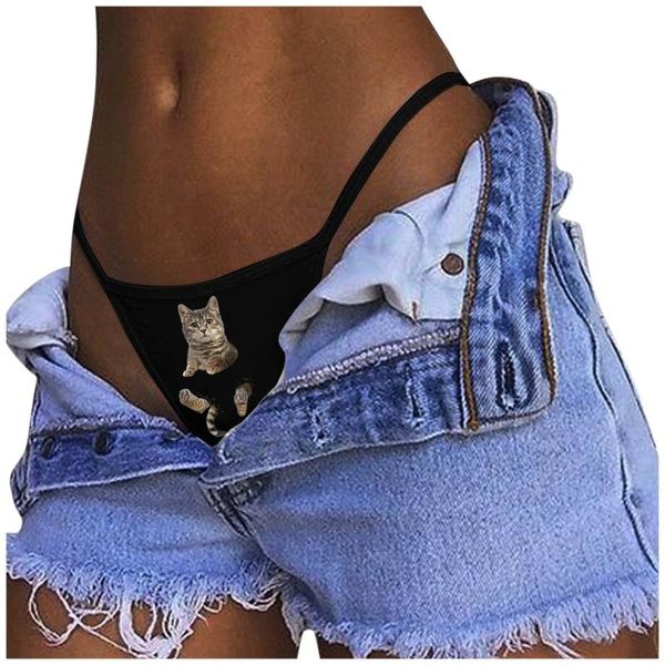 women's panties underpants low-waist thongs ladies 3d animals g-string soft underwear briefs female, Black;pink
women's panties underpants low-waist thongs ladies 3d animals g-string soft underwear briefs female, Black;pink