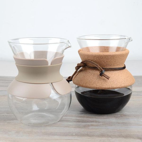 coffee pots 500ml sharing pot silicone wood grain heat resistant hand made glass maker cup teapot cafe tools for barista
coffee pots 500ml sharing pot silicone wood grain heat resistant hand made glass maker cup teapot cafe tools for barista