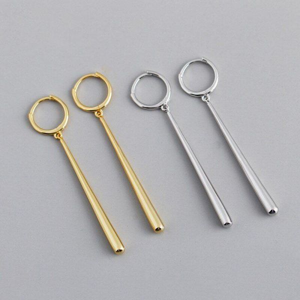 hoop & huggie a00912 punk real 925 sterling silver minimalist long water drop fringe earrings for women rock bohemian creative jewelry, Golden;silver
hoop & huggie a00912 punk real 925 sterling silver minimalist long water drop fringe earrings for women rock bohemian creative jewelry, Golden;silver