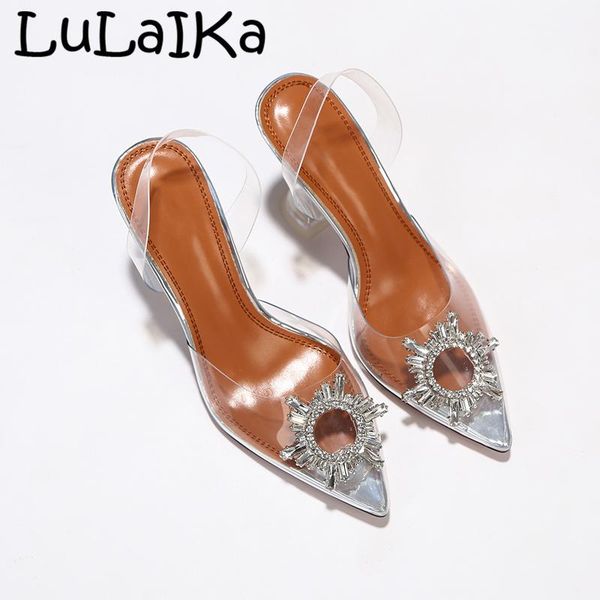 dress shoes pvc transparent crystal 2021 summer pointed rhinestones fine high heel ladies sun flower decoration wild party sandals, Black
dress shoes pvc transparent crystal 2021 summer pointed rhinestones fine high heel ladies sun flower decoration wild party sandals, Black