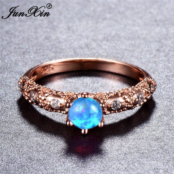 wedding rings junxin male female white/blue fire opal ring fashion 18kt rose gold filled jewelry promise engagement for women, Slivery;golden
wedding rings junxin male female white/blue fire opal ring fashion 18kt rose gold filled jewelry promise engagement for women, Slivery;golden