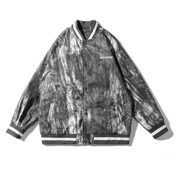 men's jackets high street vintage bomber jacket preppy style loose hip hop 2021 autumn single breasted streetwear coats, Black;brown
men's jackets high street vintage bomber jacket preppy style loose hip hop 2021 autumn single breasted streetwear coats, Black;brown