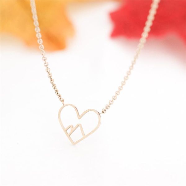 wholesale 10pcs heart mountain necklaces for women fashion jewelry stainless steel long chain pendants necklace pendant, Silver
wholesale 10pcs heart mountain necklaces for women fashion jewelry stainless steel long chain pendants necklace pendant, Silver