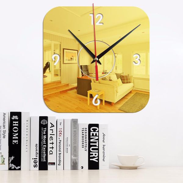 wall clocks modern minimalist square mute creative stereo mirror clock decoration acrylic decorative sticker
wall clocks modern minimalist square mute creative stereo mirror clock decoration acrylic decorative sticker