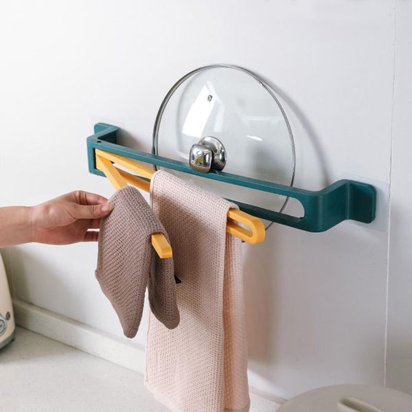 rotate bathroom kitchen towel hanger holder of drill hole wall mounted towels organizer accessories storage & organization
rotate bathroom kitchen towel hanger holder of drill hole wall mounted towels organizer accessories storage & organization