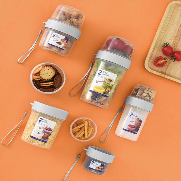 storage bottles & jars double-layer multipurpose crisper portable yogurt salad fruit box plastic sealed container lunch snack supplementary
storage bottles & jars double-layer multipurpose crisper portable yogurt salad fruit box plastic sealed container lunch snack supplementary