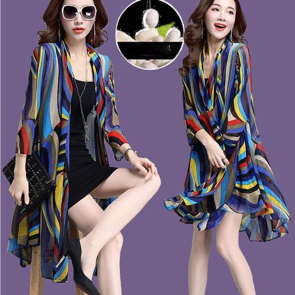 women's blouses & shirts women 2021 summer boho cardigan female sun protection long sleeve retro floral print beach casual loose blouse, White
women's blouses & shirts women 2021 summer boho cardigan female sun protection long sleeve retro floral print beach casual loose blouse, White