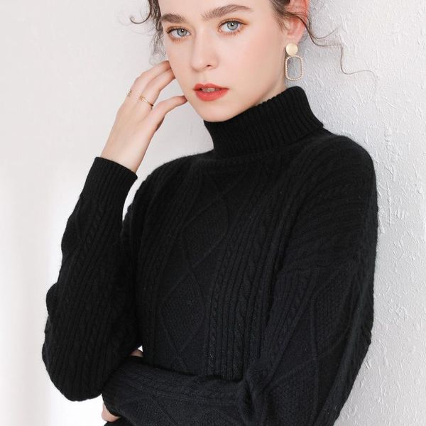 women's sweaters black wool cashmere women knitted turtleneck pull femme hiver oversized fashion autumn winter warm uppper undertakes, White;black
women's sweaters black wool cashmere women knitted turtleneck pull femme hiver oversized fashion autumn winter warm uppper undertakes, White;black