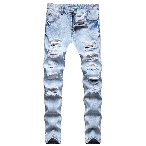 men's jeans loose snow wash blue holes straight denim pants spring summer fashion 90s boyfriend trend men clothing
men's jeans loose snow wash blue holes straight denim pants spring summer fashion 90s boyfriend trend men clothing
