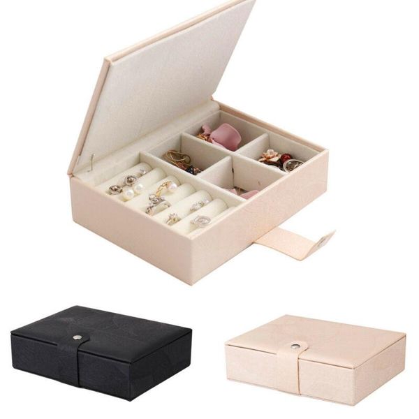 fashion portable earring ring jewelry display storage box case travel organizer women cosmetic bags & cases
fashion portable earring ring jewelry display storage box case travel organizer women cosmetic bags & cases