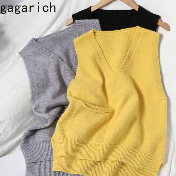 women's vests gagarich woman sweater vest autumn ins fashion korea solid simple elegant v-neck pocket stitching versatile female split, Black;white
women's vests gagarich woman sweater vest autumn ins fashion korea solid simple elegant v-neck pocket stitching versatile female split, Black;white
