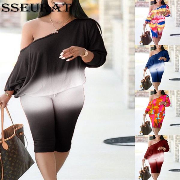 women's tracksuits sseurat casual print set two piece off shoulder knee length pants suit tracksuit matching outfit, Gray
women's tracksuits sseurat casual print set two piece off shoulder knee length pants suit tracksuit matching outfit, Gray
