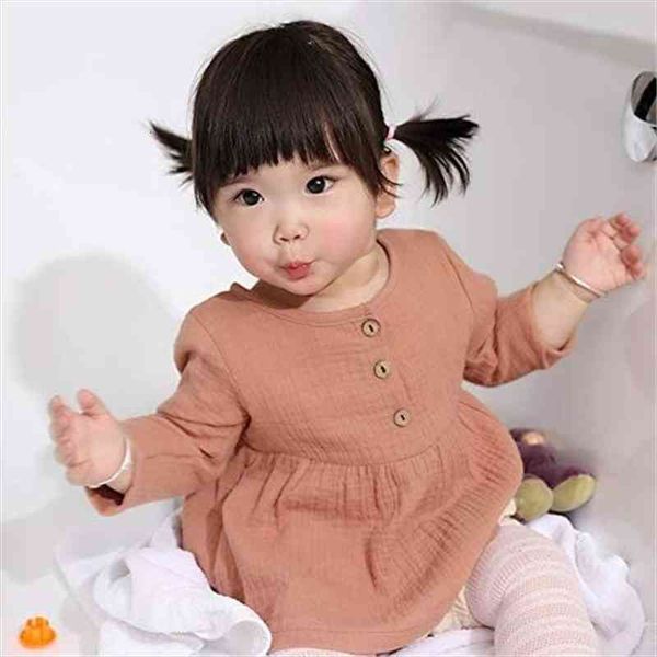 fashion baby girls solid dress cotton kids long sleeve dress spring autumn clothing outfits 0-3yrs, Red;yellow
fashion baby girls solid dress cotton kids long sleeve dress spring autumn clothing outfits 0-3yrs, Red;yellow