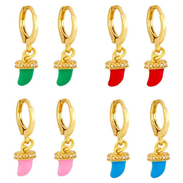 hoop & huggie eyika cute colorful enamel mini chili earrings gold pave zircon pepper piercing cartilage earring for women girls, Golden;silver
hoop & huggie eyika cute colorful enamel mini chili earrings gold pave zircon pepper piercing cartilage earring for women girls, Golden;silver