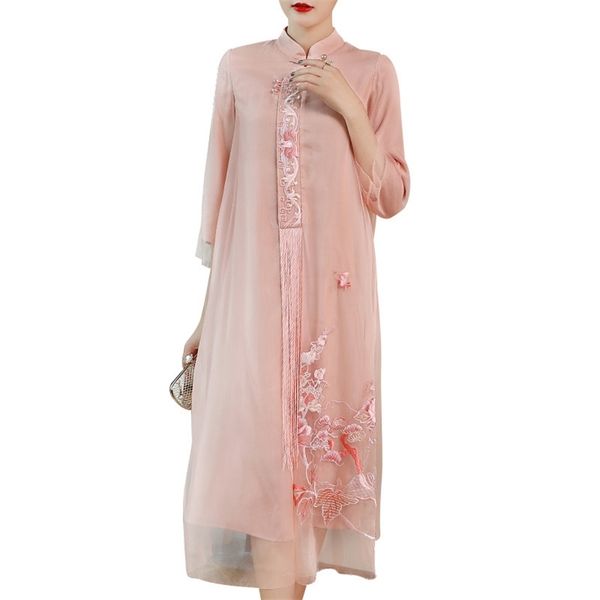 qipao hanfu modified dress in the early autumn of new type liuzhou heavy embroidery collar seven-sleeve chinese style women 210331, Black;gray
qipao hanfu modified dress in the early autumn of new type liuzhou heavy embroidery collar seven-sleeve chinese style women 210331, Black;gray