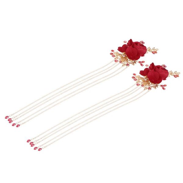 pair of bridal tassel hairpins festive hair clip chinese wedding headdress decoration for clips
pair of bridal tassel hairpins festive hair clip chinese wedding headdress decoration for clips