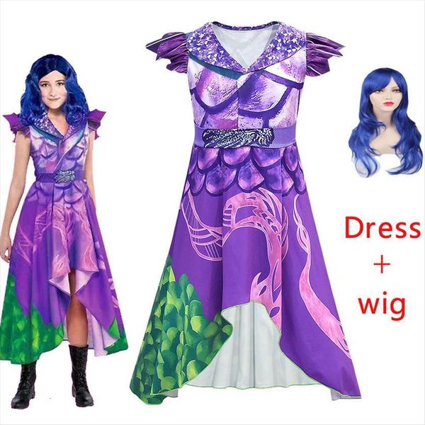 movie descendants 3 mal bertha maleficent long live evil straight purple jumpsuits cosplay costume halloween kids girl dress up, White
movie descendants 3 mal bertha maleficent long live evil straight purple jumpsuits cosplay costume halloween kids girl dress up, White