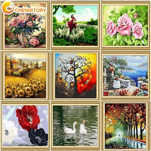 paintings chenistory frame diy oil paint by numbers landscape painting number animal for adults kit handmade art home decoration flower
paintings chenistory frame diy oil paint by numbers landscape painting number animal for adults kit handmade art home decoration flower
