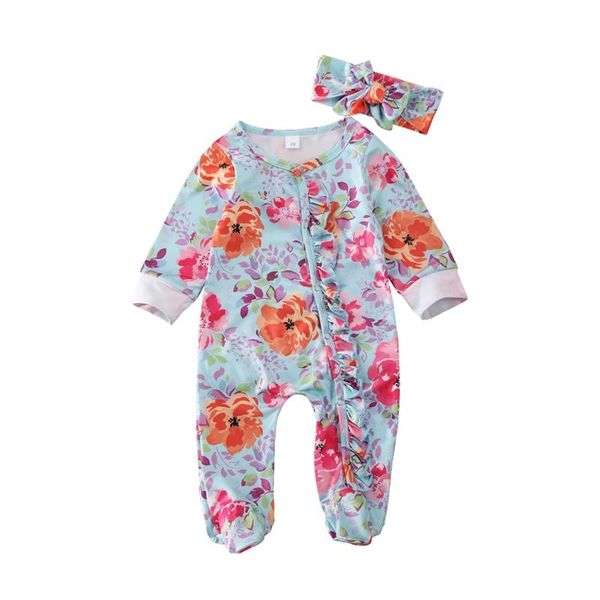 0-6m born baby girls clothes autumn spring long sleeve floral romper+headwear ruffles jumpsuit cotton flower cute outfit jumpsuits, Blue
0-6m born baby girls clothes autumn spring long sleeve floral romper+headwear ruffles jumpsuit cotton flower cute outfit jumpsuits, Blue