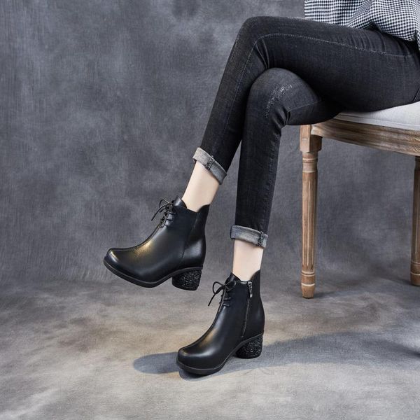 boots vintage soft leather round toe flower side zipper flat ankle rider 2021 winter for women basic boot female, Black
boots vintage soft leather round toe flower side zipper flat ankle rider 2021 winter for women basic boot female, Black