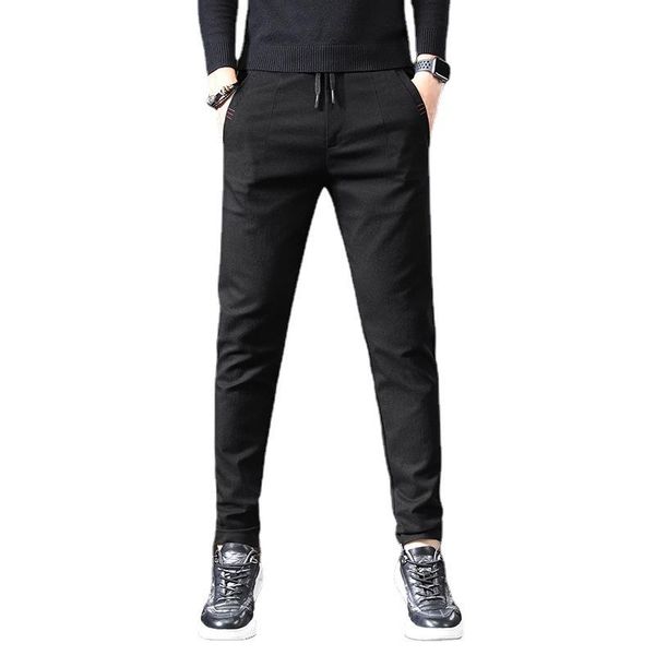 men's pants 2021 autumn winter casual men cotton designer zipper pocket elegant blue long formal trousers male 28-38, Black
men's pants 2021 autumn winter casual men cotton designer zipper pocket elegant blue long formal trousers male 28-38, Black