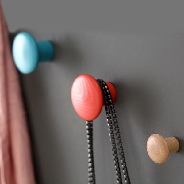 hooks & rails wooden hook creative solid wood hanging clothes wall porch wardrobe color dot
hooks & rails wooden hook creative solid wood hanging clothes wall porch wardrobe color dot